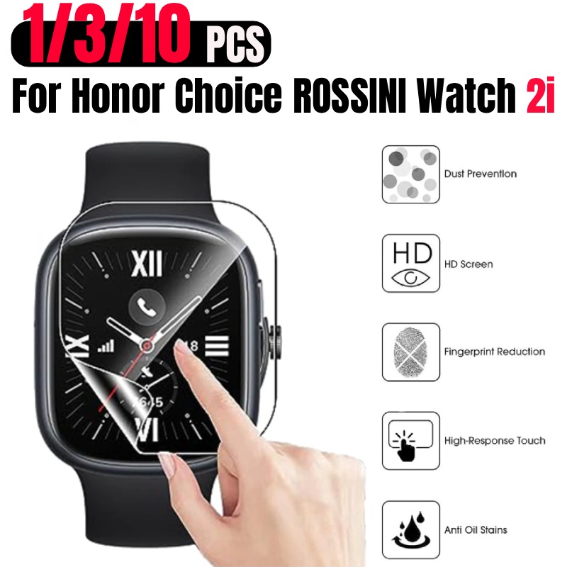 Watch Case Bumper - 1-5PCS TPU Zachte Film voor Honor