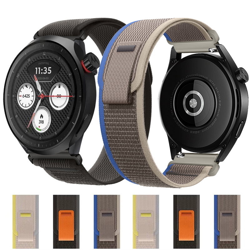 Motorola Smartwatch Accessories - 20/22mm Nylon Band voor Motorola Moto