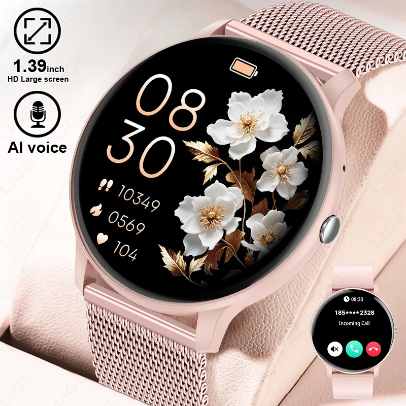 Smartwatch Custom - LIGE Bluetooth Call Smartwatch voor dames,