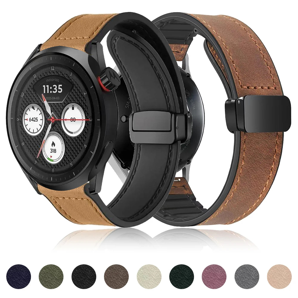 Motorola Smartwatch Accessories - Zachte Lederen Band voor Motorola Moto