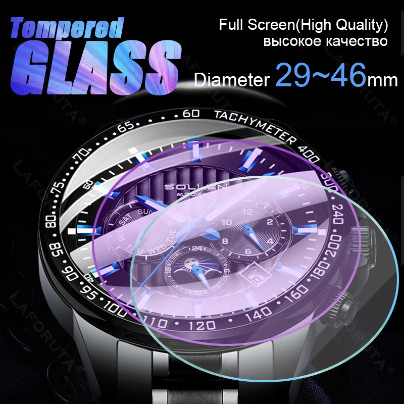 Motorola Smartwatch Accessories - Ronde horlogeschermen van gehard glas voor