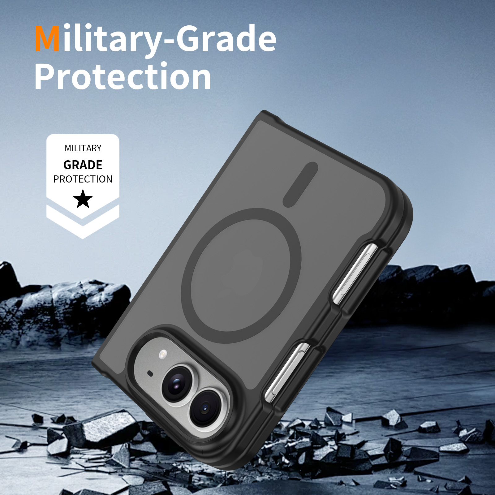 Screen Protector Film - Ultraslanke, matte magnetische telefoonhoes voor de