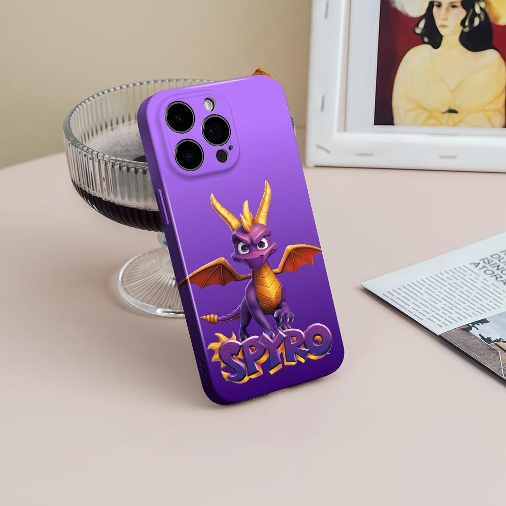 Apple Iphone 15 - Game S-Spyro Serie Draak Telefoonhoesje Voor