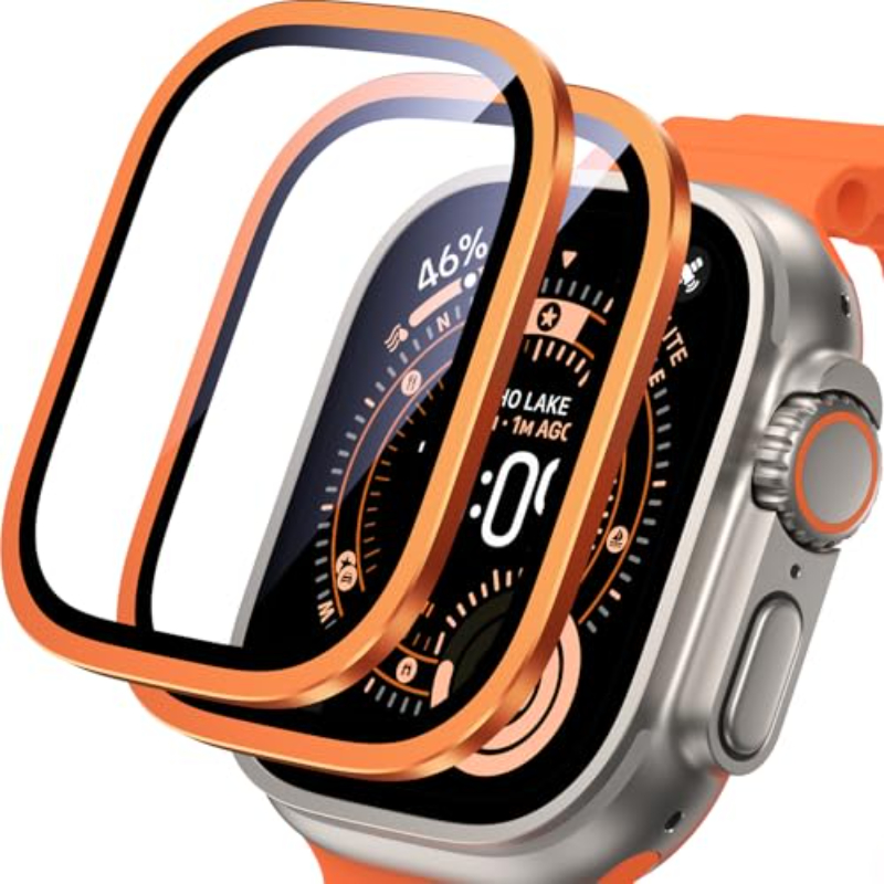 2PCS HD Metaal Gehard Glas Voo - Smartwatch Case recensie en prijs