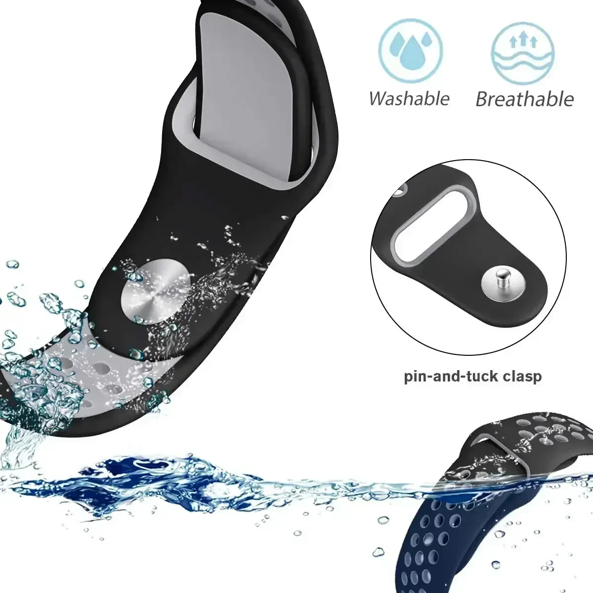 20mm 22mm Ademende Tweekleurig - Motorola Smartwatch Accessories recensie en prijs