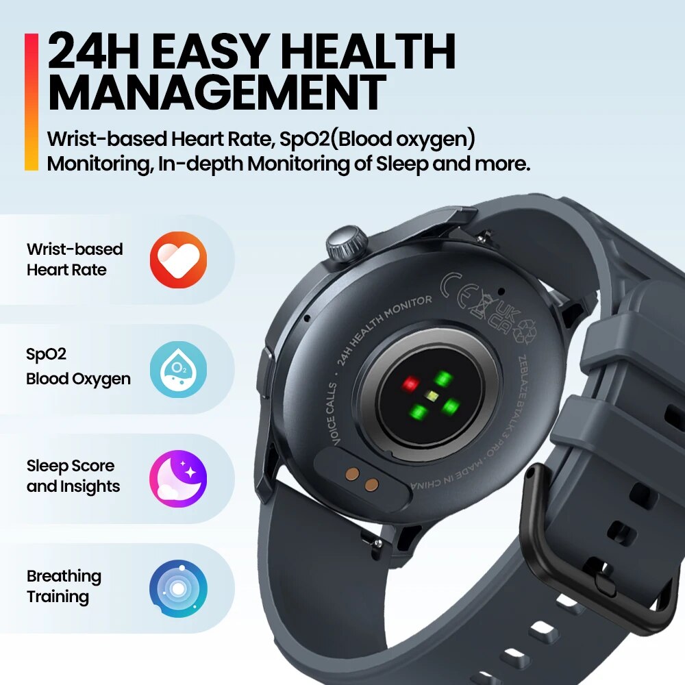 Nieuwe Zeblaze Btalk 3 PRO 1.4 - Smartwatch Faces recensie en prijs