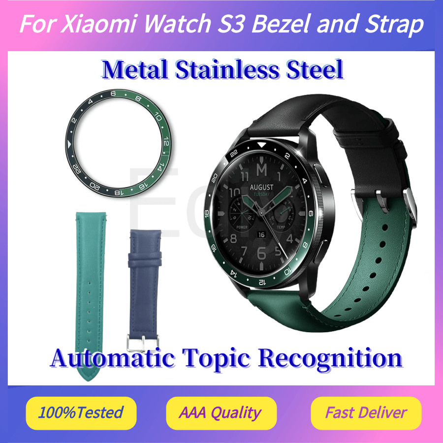 Voor Xiaomi Watch S3 Bezel en  - Xiaomi Smartwatch S3 Accessories recensie en prijs