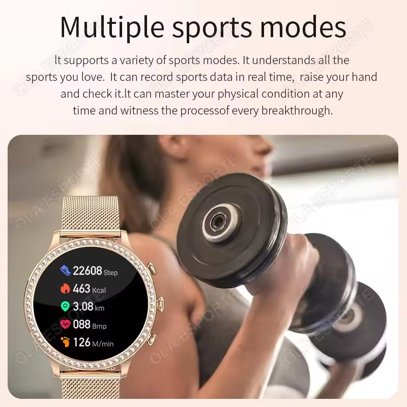 Elegante dames-smartwatch met  - Smartwatch X12 recensie en prijs